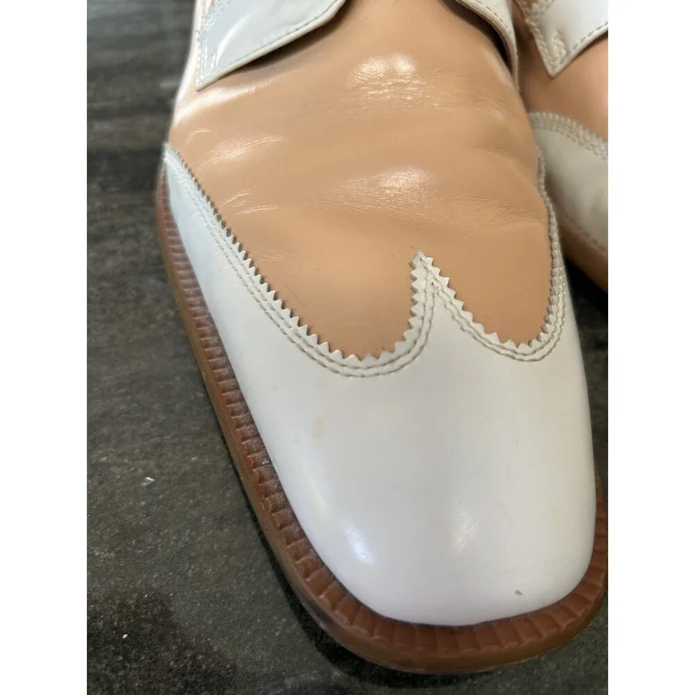 GIORGIO BRUTINI   Leather Shoe Sz 12 Vintage, Two Tone